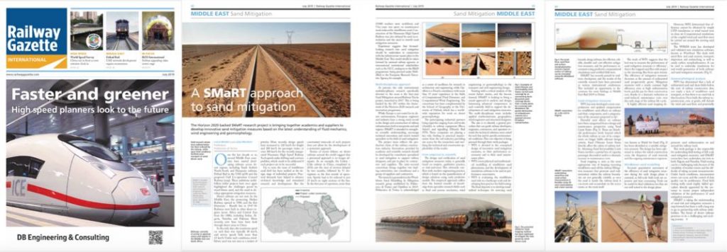 Article on SMaRT project has been published in Railway Gazette International